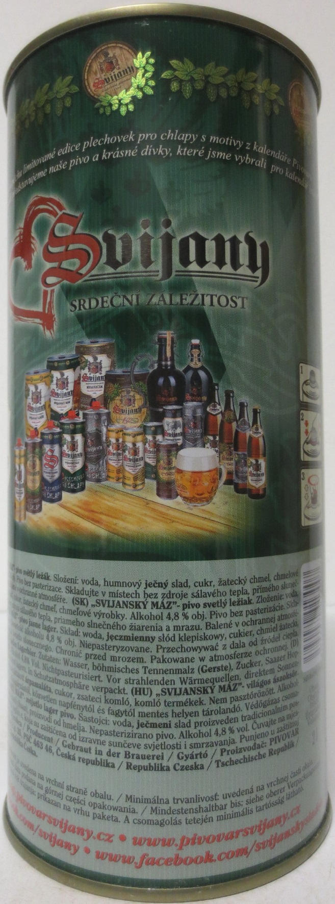Svijany SVIJANSKÝ MÁZ dívky z kalendáře /No. 07/2019 (200cl)
