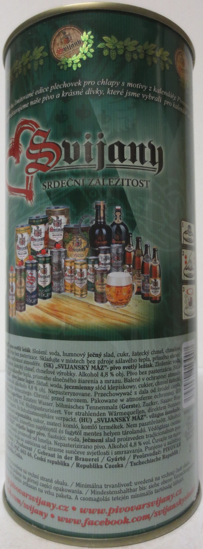Svijany SVIJANSKÝ MÁZ dívky z kalendáře /No. 09/2019 (200cl)