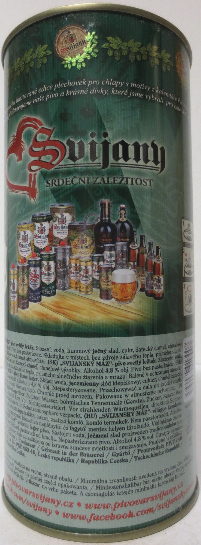Svijany SVIJANSKÝ MÁZ dívky z kalendáře /No. 10/2019 (200cl)