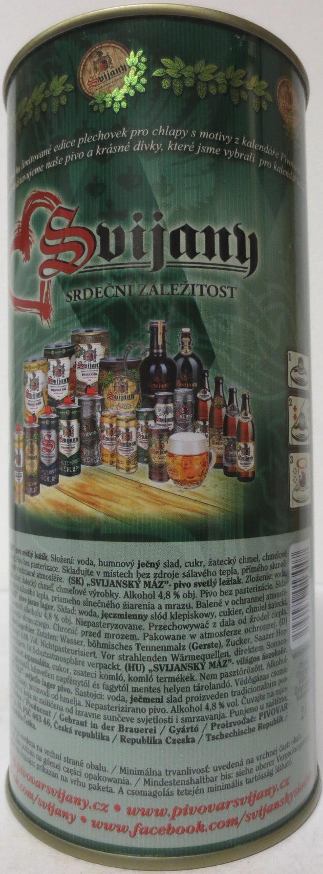 Svijany SVIJANSKÝ MÁZ dívky z kalendáře /No. 12/2019 (200cl)