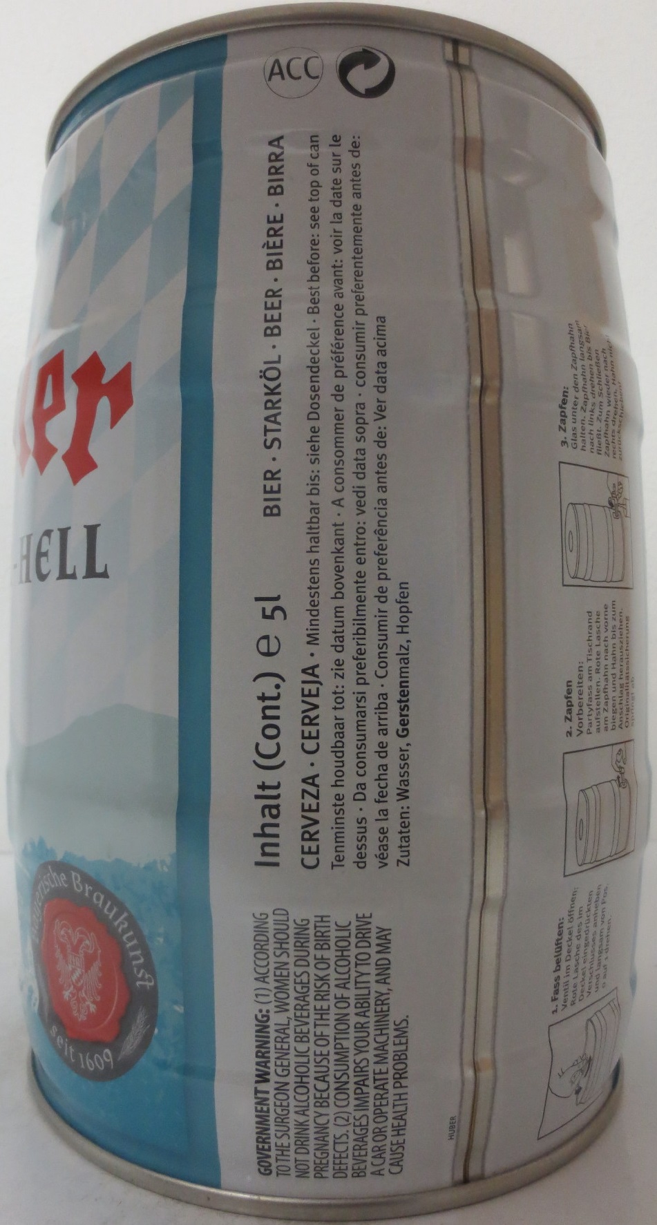 Ettaler KLOSTER-HELL (5L) Nr.1