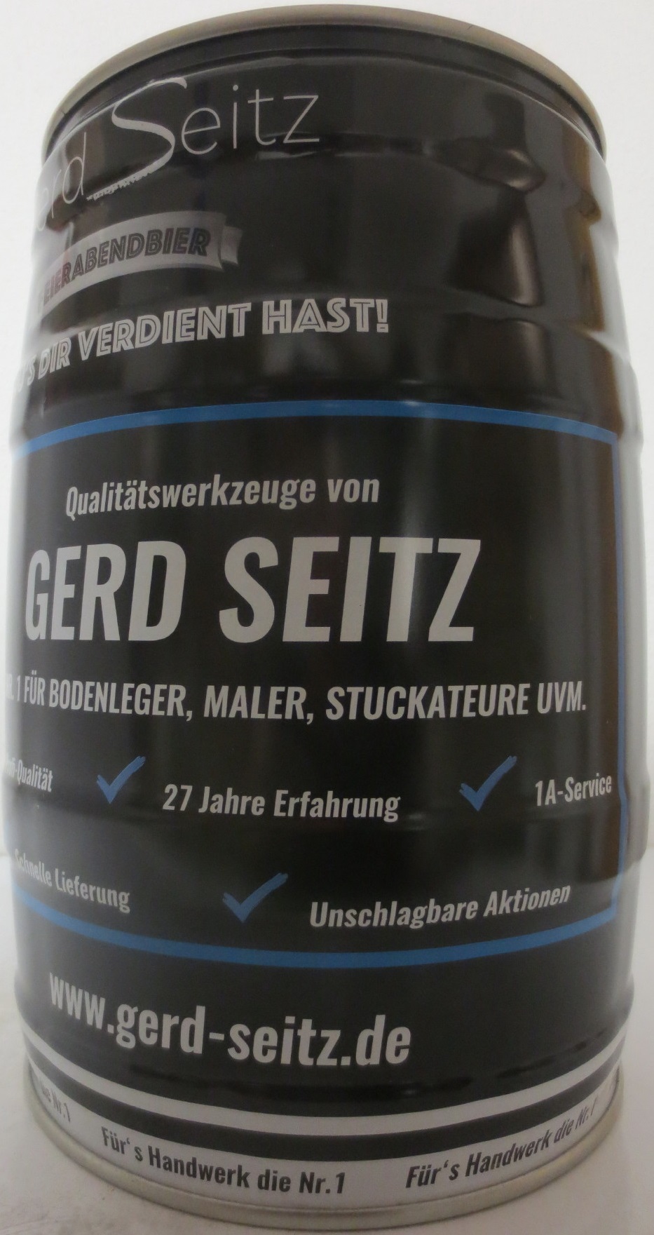 Gerd Seitz FEIERABENDBIER SEIT 1992 (5L) Nr.1