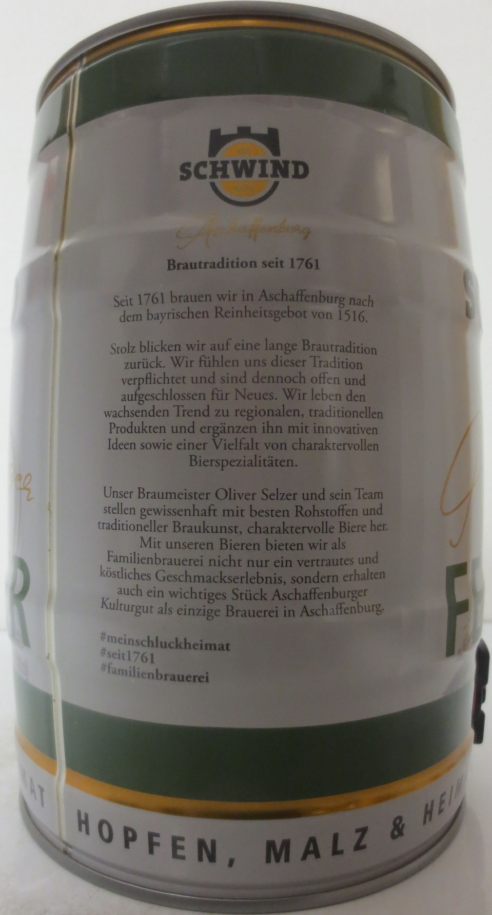 SCHWIND BRÄU Aschaffenburg FESTBIER (5L) Nr.1
