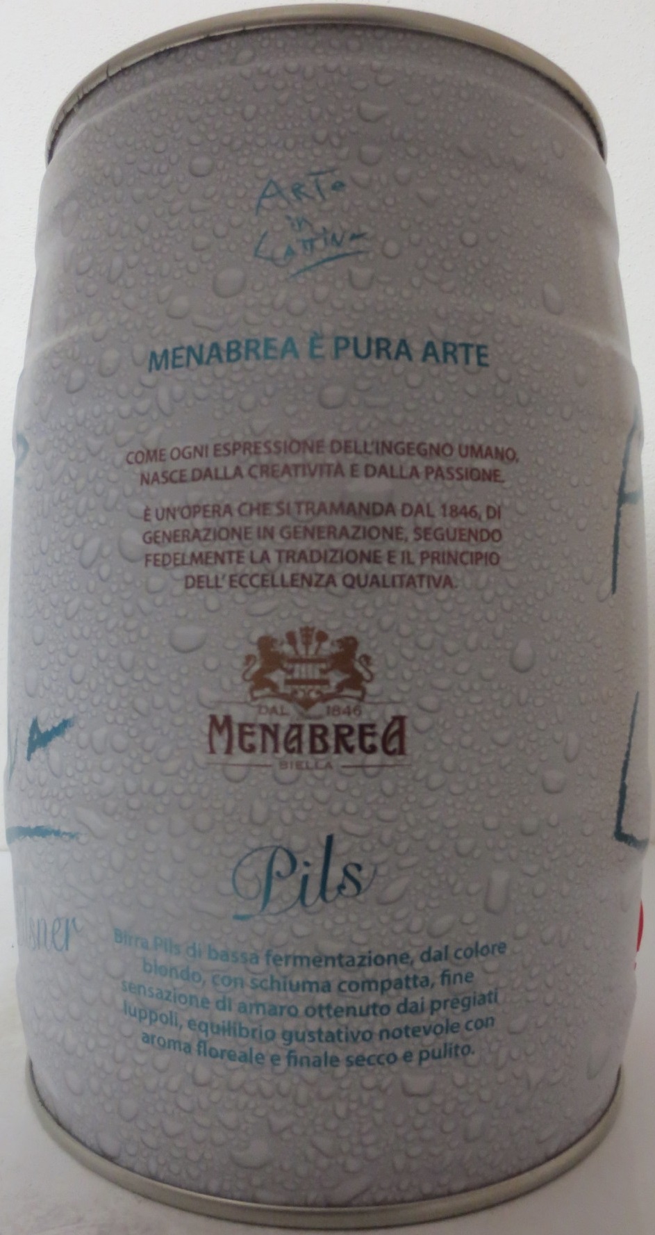 MENABREA ArTe in LaTTiNA Italian Pilsner (5L) Nr.1