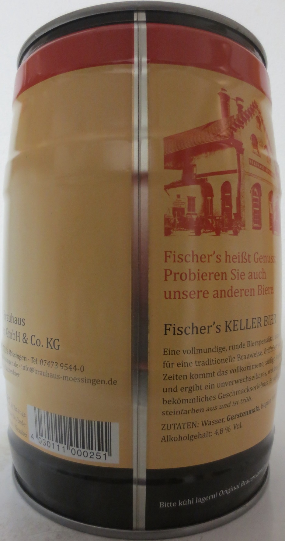 Fischer´s KELLERBIER (5L) Nr.2 