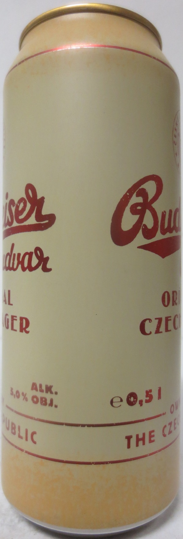 Budweiser Budvar ORIGINAL CZECH LAGER (50cl) (B/O) č.1