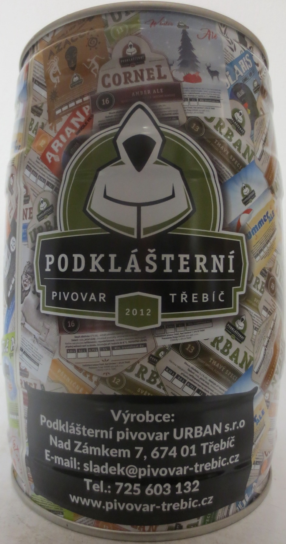 PODKLÁŠTERNÍ PIVOVAR TŘEBÍČ (5L) č.1