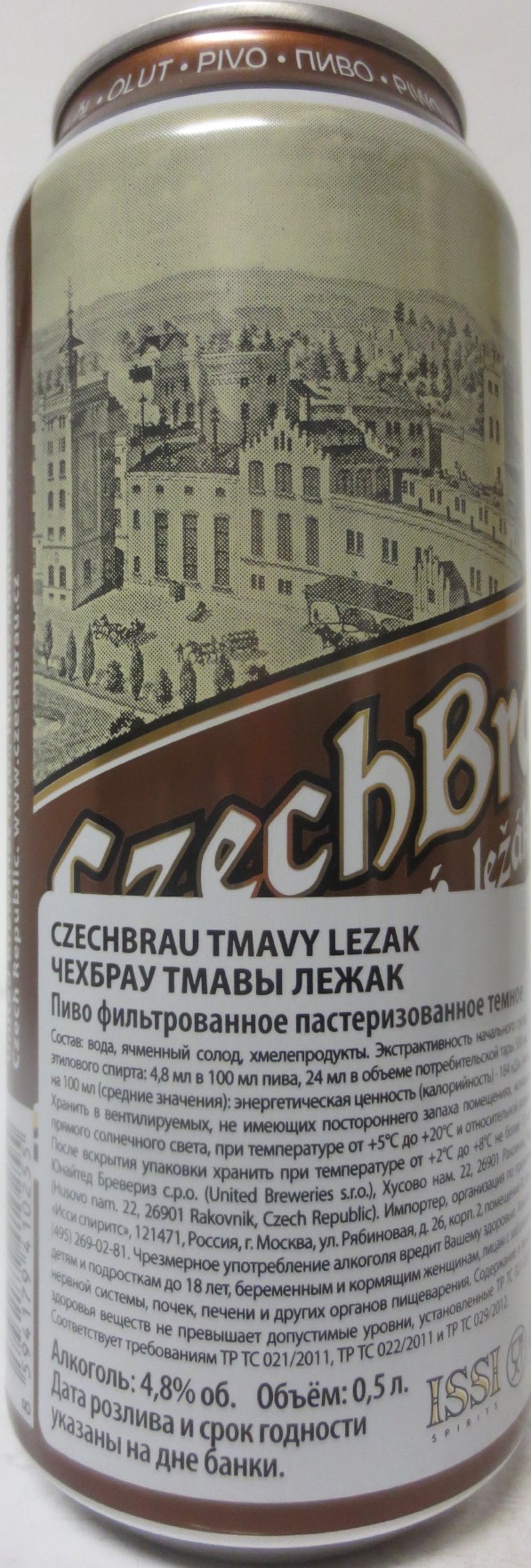 CzechBrau tmavý ležák (50cl) (B/O) č.1