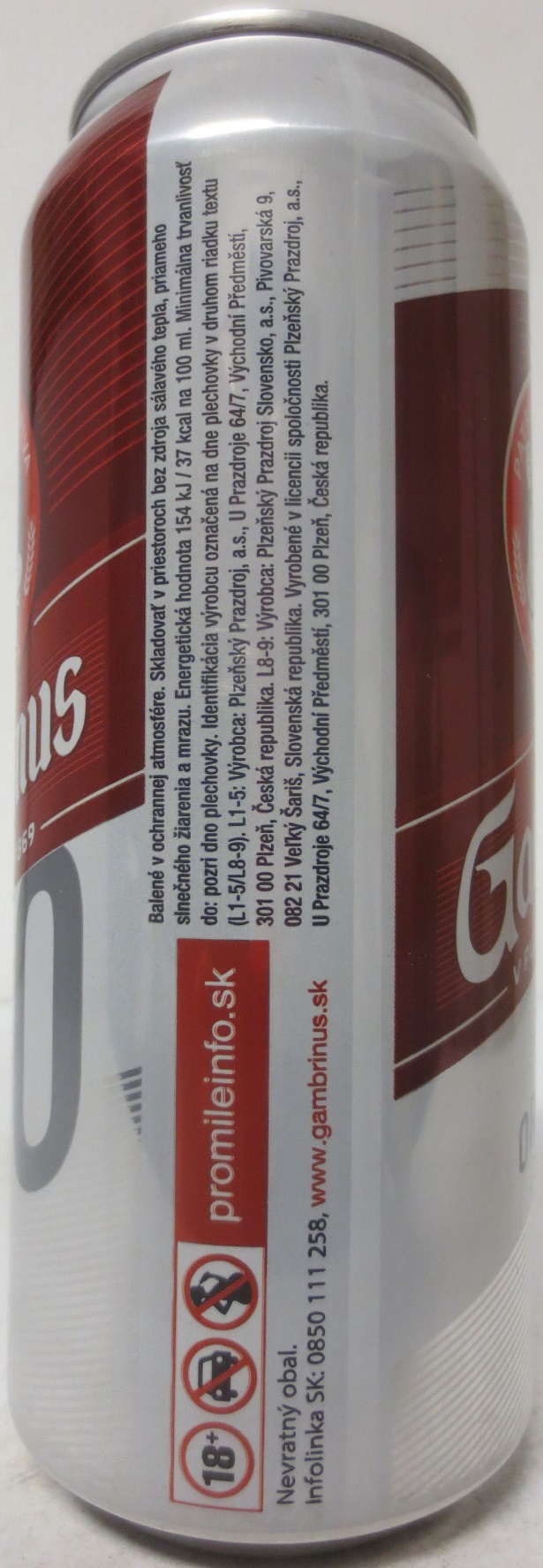 Gambrinus ORIGINÁL 10 (50cl) (B/O) č.2 (SK)