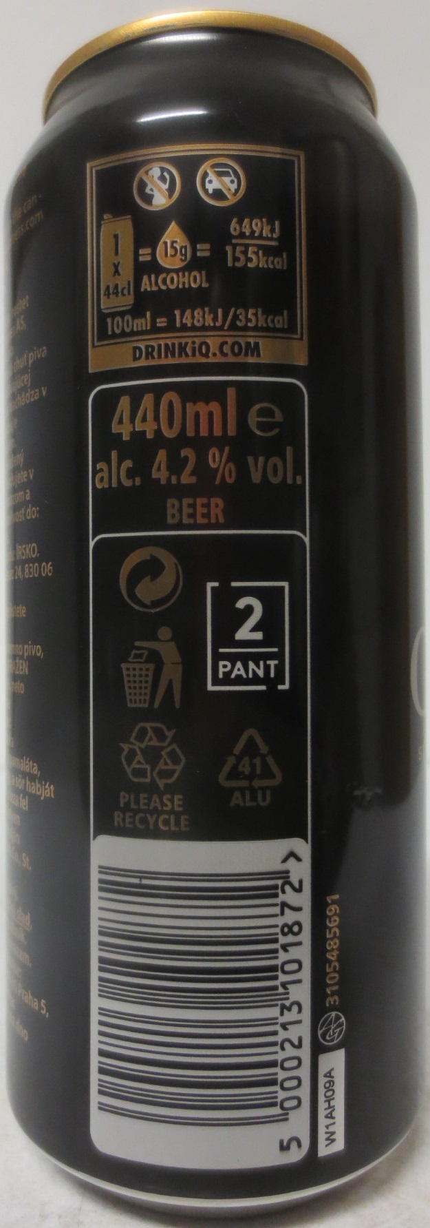 GUINNESS DRAUGHT STOUT (44cl) (B/O) č.1