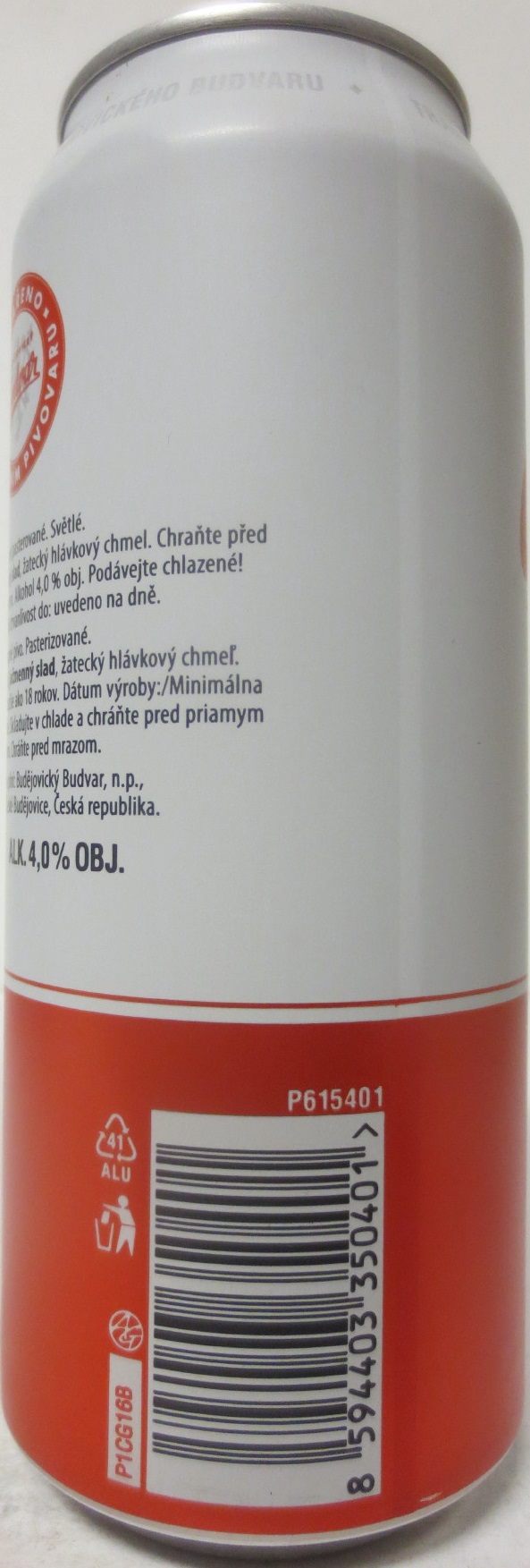 Budvar VÝČEPNÍ (50cl) (B/O) č.2 