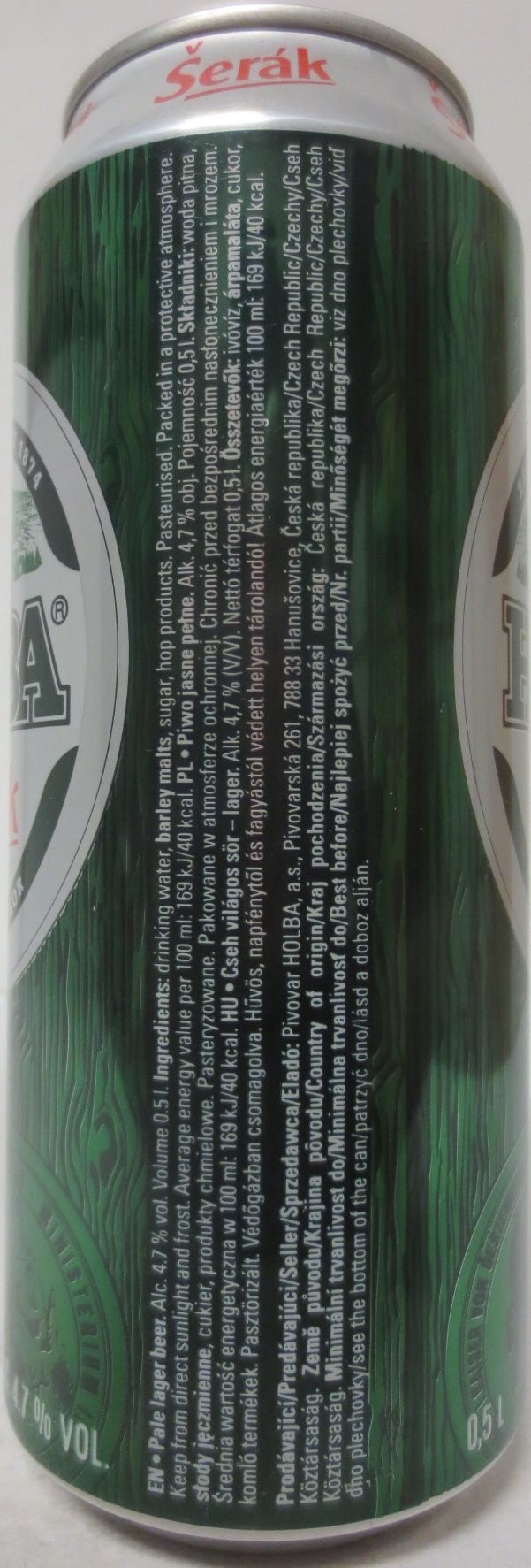 HOLBA Šerák 11 (50CL) (B/O) č.2 