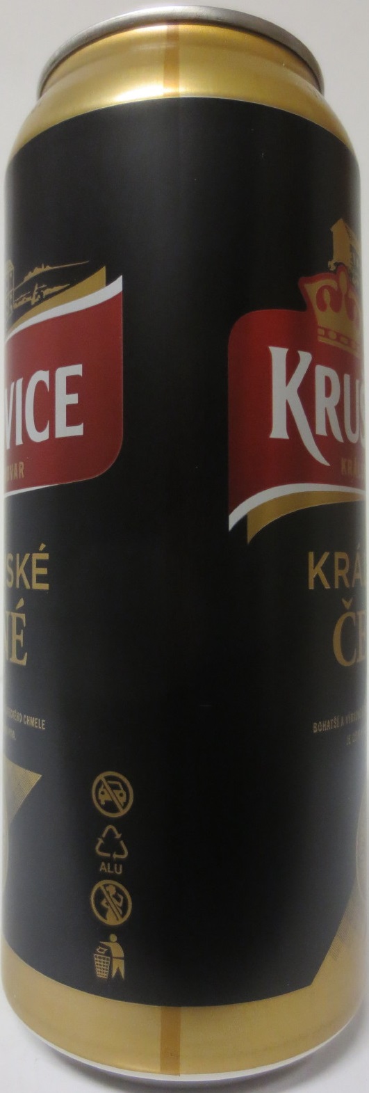 KRUŠOVICE KRÁLOVSKÝ PIVOVAR KRÁLOVSKÉ ČERNÉ (50cl) (B/O) č.3 