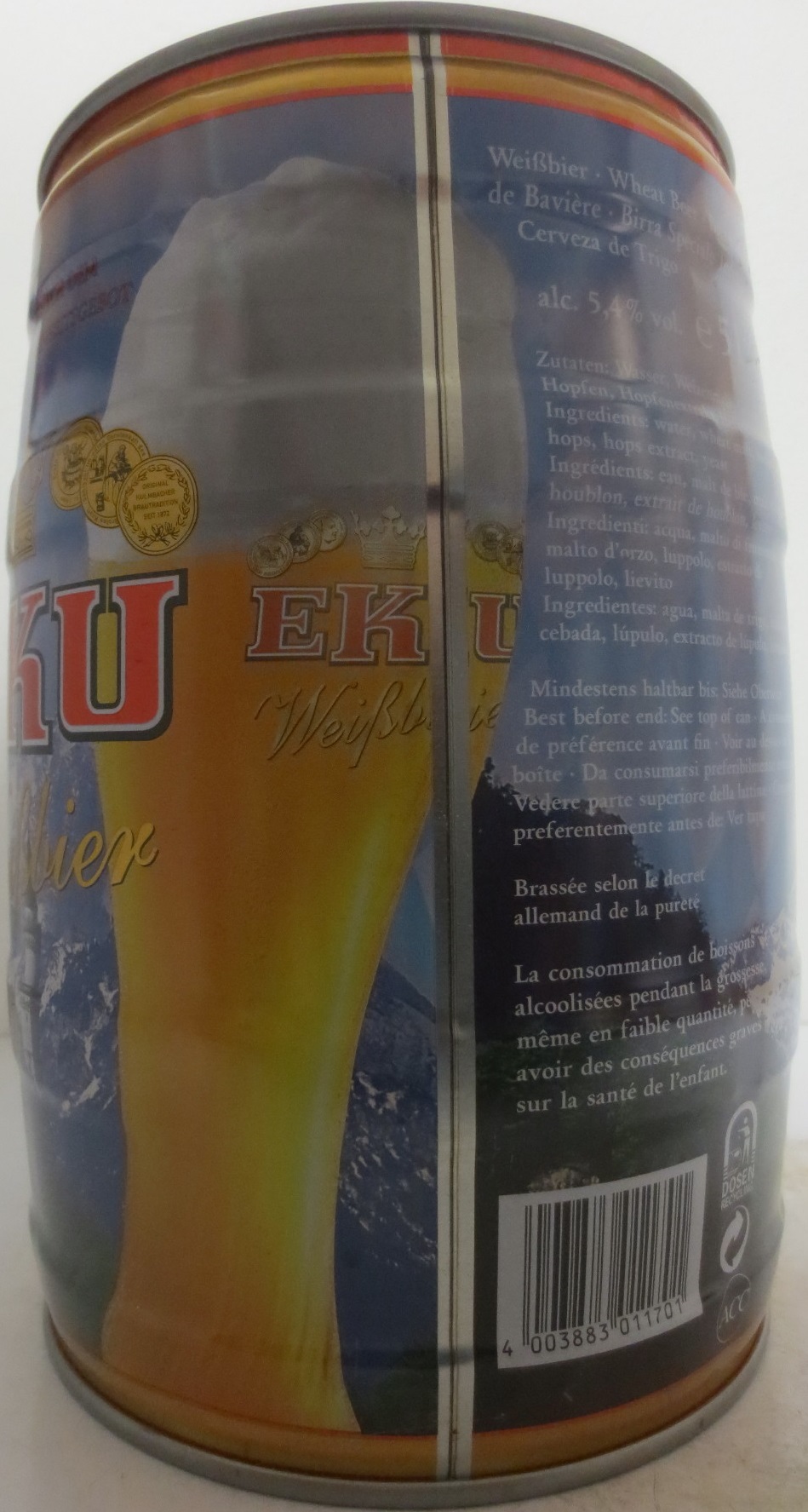 EKU Weißbier (5L) Nr.2