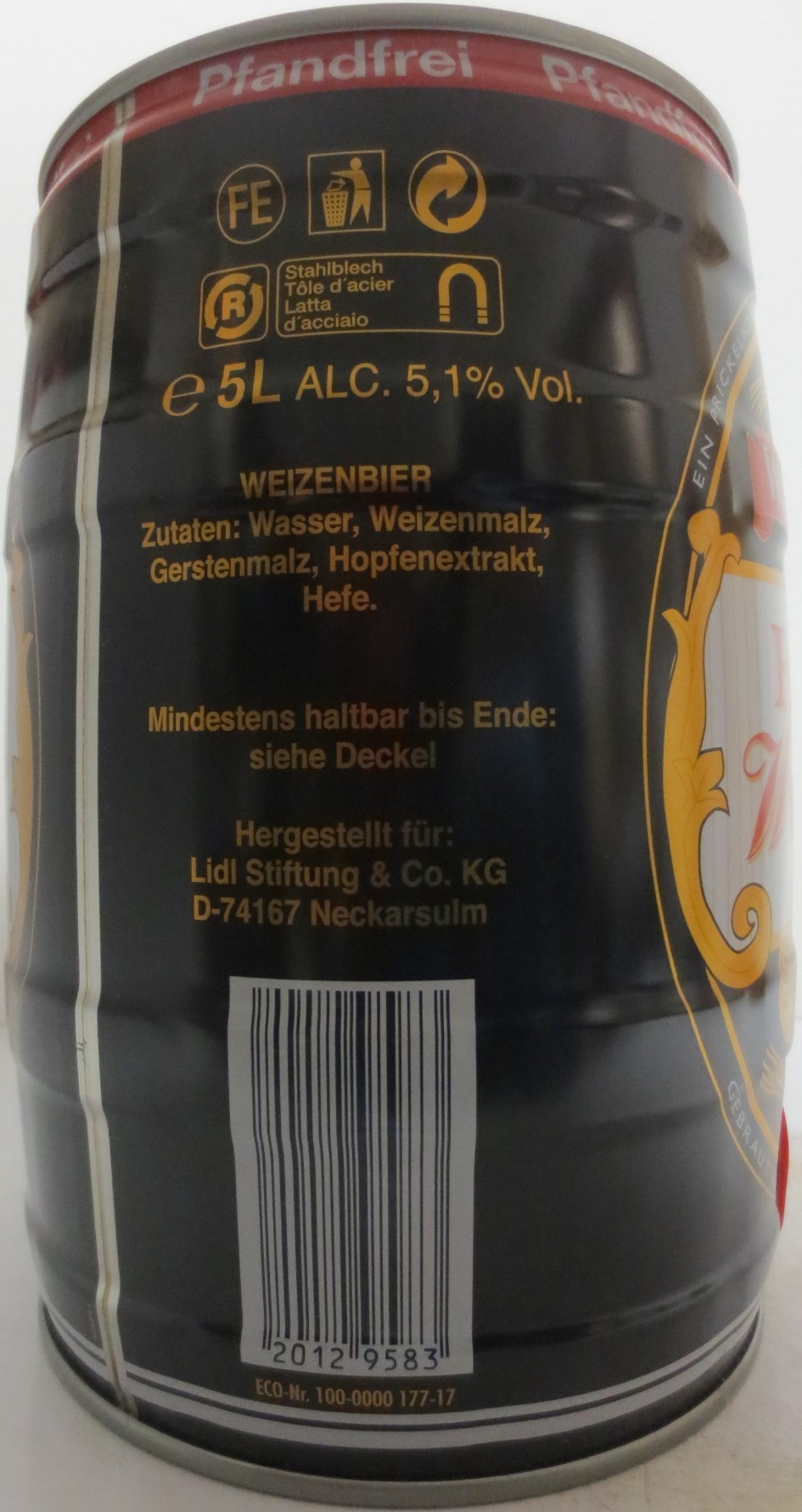 WARBACHER HEFE Weißbier (5L) Nr.1 