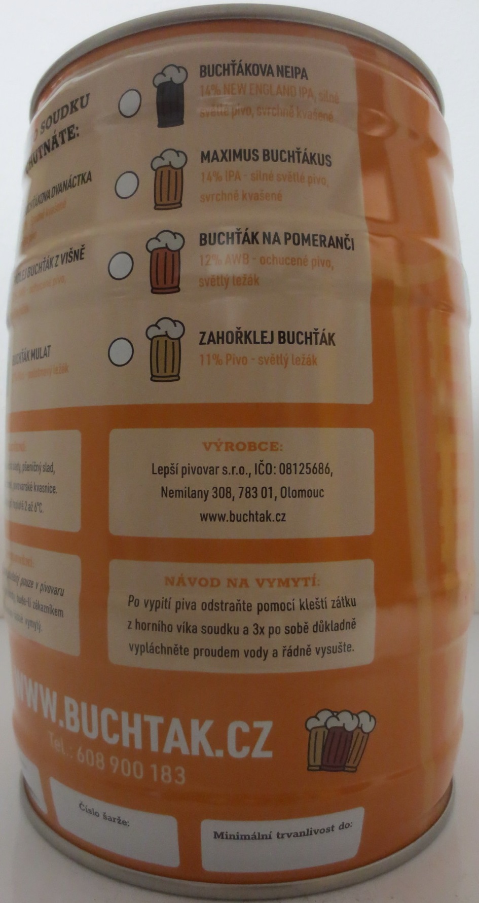 BUCHŤÁK PIVOVAR (5L) č.2