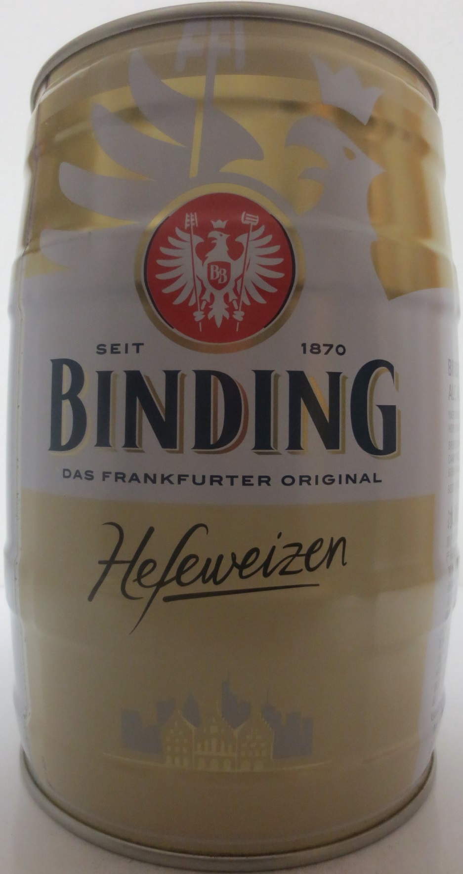 BINDING DAS FRANKFURTER ORIGINAL Hefeweizen (5L) Nr.1 