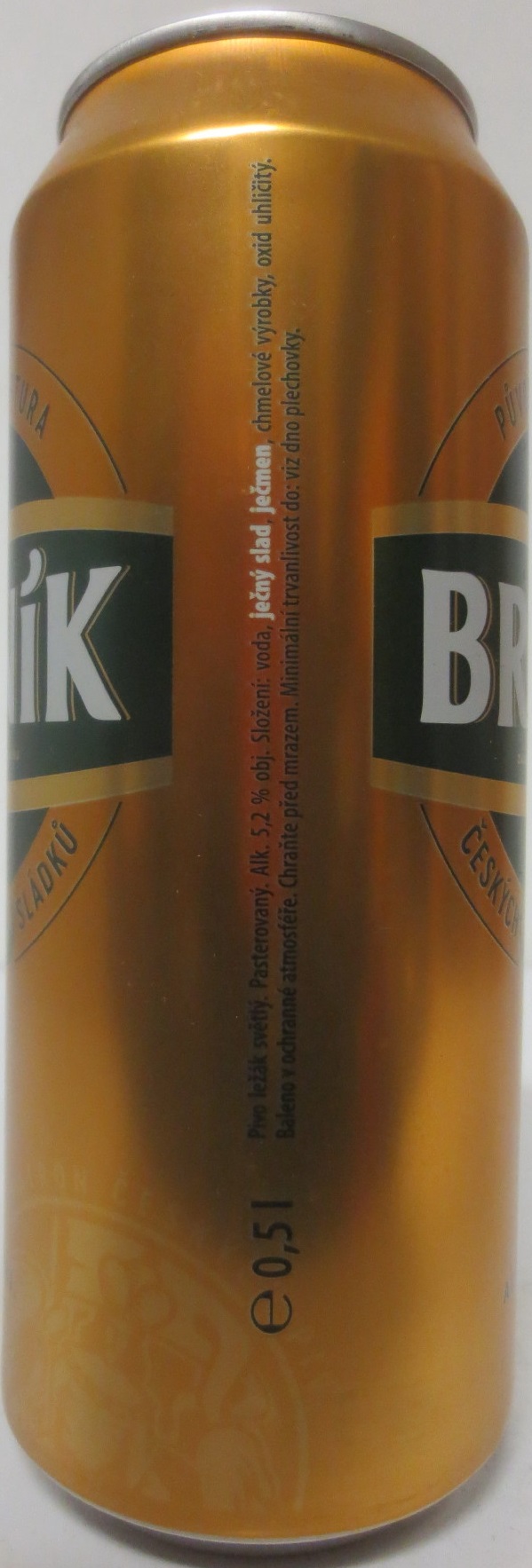 BRANÍK Ležák ALK. 5,2% OBJ. (CZ) (50cl) (B/O) č.1 