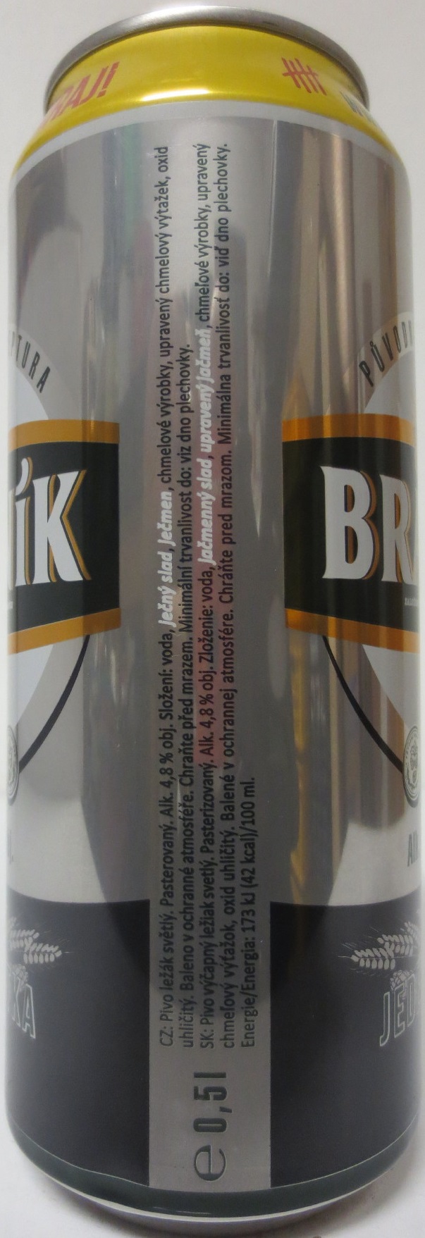 BRANÍK Alk. 4,8% obj. JEDENÁCTKA SOUTĚŽ 2022 (CZ) (50cl) (B/O) č.1 