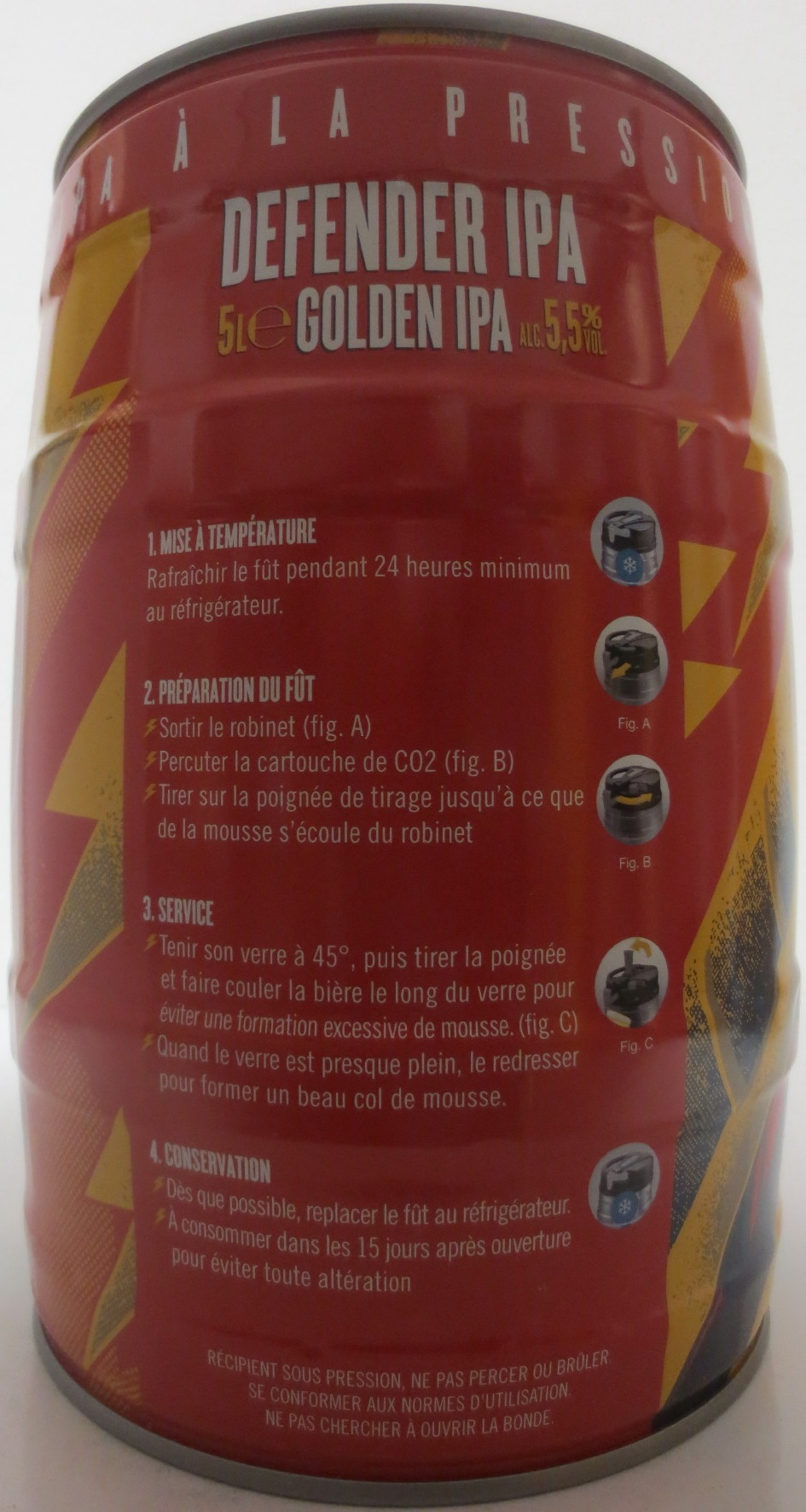 DEFENDER IPA GOLDEN IPA (5L) Nr.1 