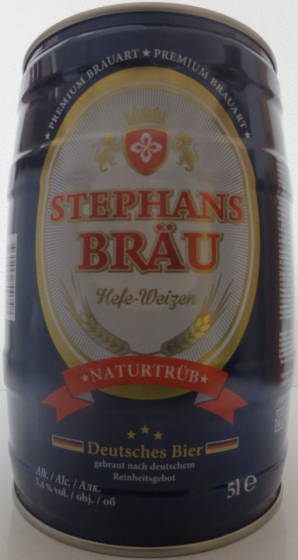 STEPHANS BRÄU Hefe-Weizen NATURTRÜB (5L) Nr.2 