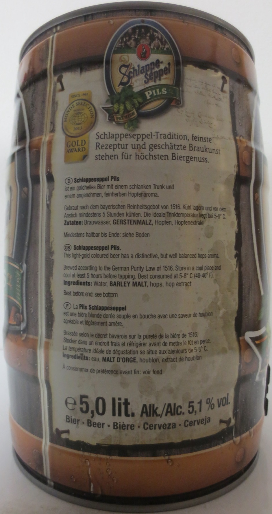 Schlappe-seppel PILS PREMIUM (5L) Nr.2 