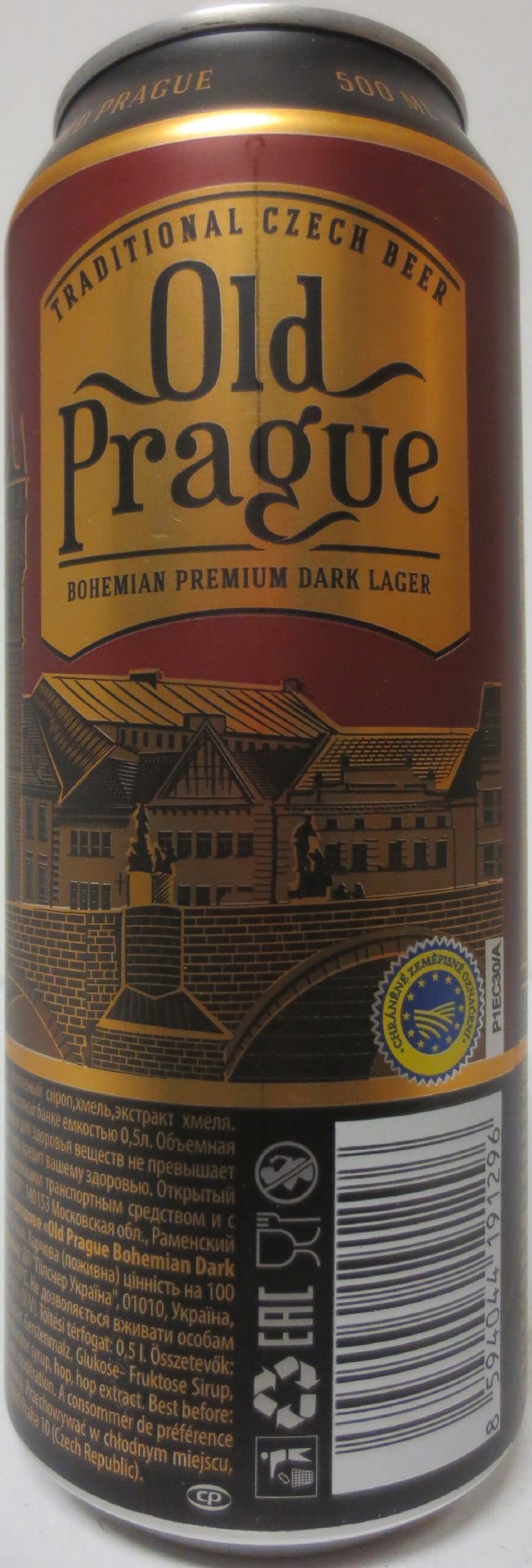 Old Prague BOHEMIAN PREMIUM DARK LAGER (50cl) (B/O) č.2
