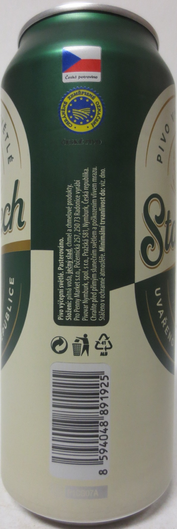 Staročech ORIGINAL PIVO VÝČEPNÍ SVĚTLÉ (50cl) (B/O) č.2