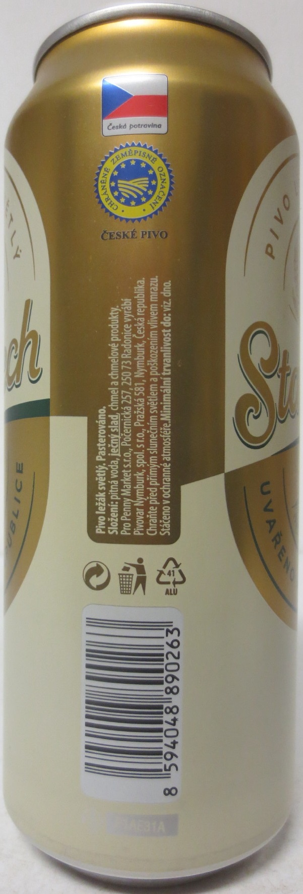 Staročech PREMIUM PIVO LEŽÁK SVĚTLÝ (50cl) (B/O) č.1