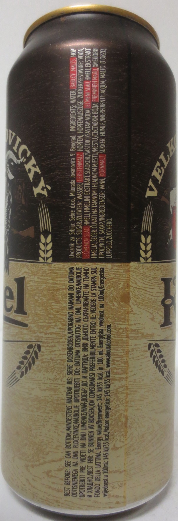 VELKOPOPOVICKÝ Kozel 1874 DARK (HR) (50cl) (B/O) č.1