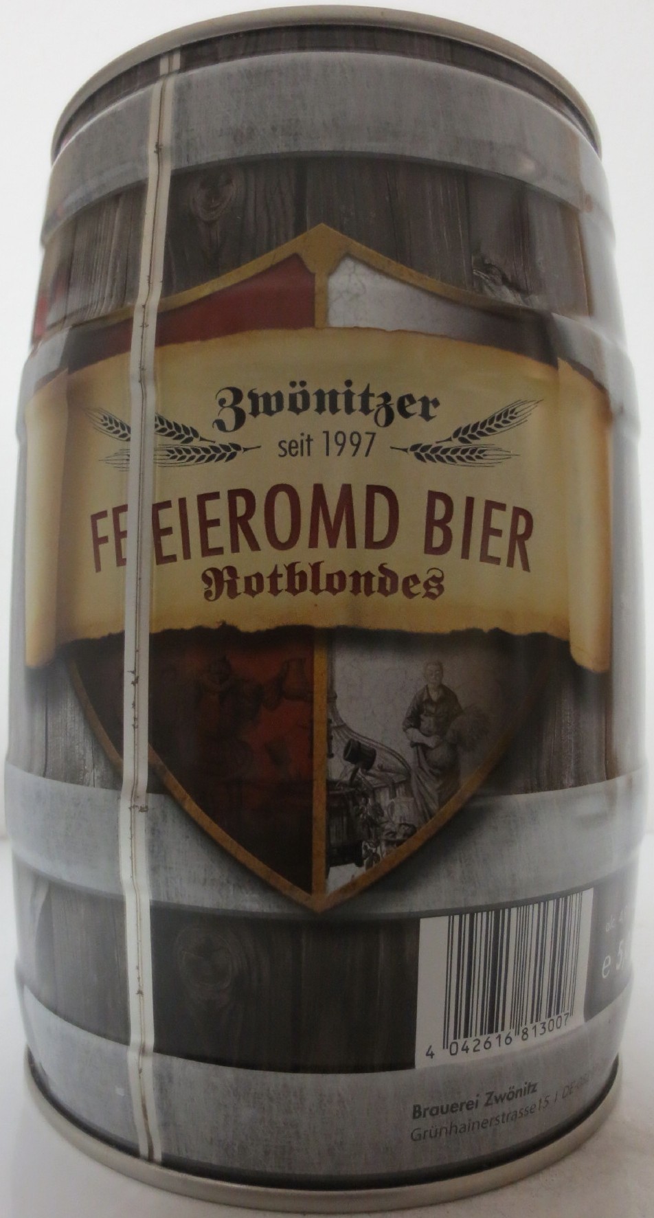 Zwönitzer FEIEROMD BIER Rotblondes (5L) Nr.1 