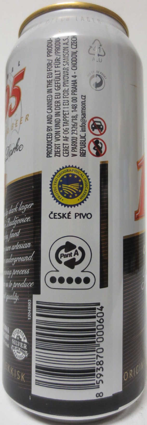 1795 CZECH LAGER BEER Premium Dark (50cl) (B/O) č.1