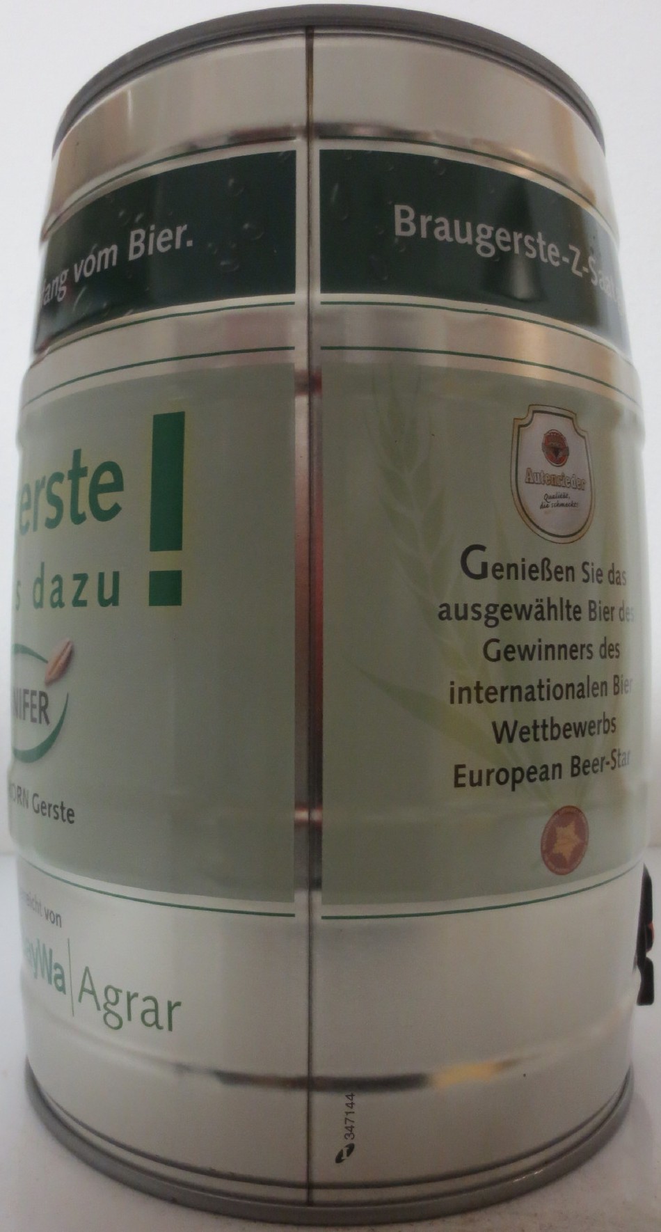 Autenrieder Braugerste und was dazu! JENNIFER die VOLL-KORN Gerste (5L) Nr.1