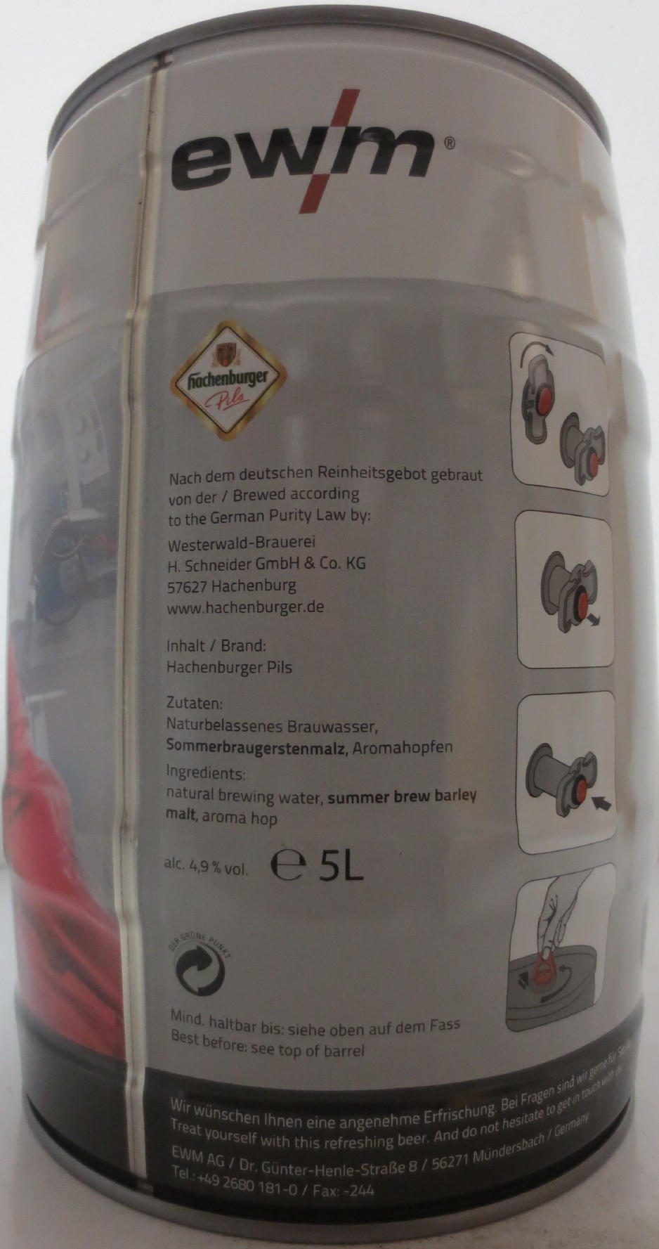 hachenburger Pils ewm (5L) Nr.1 