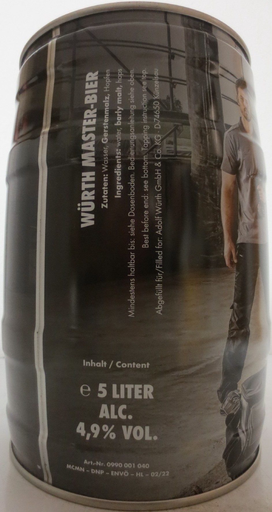 WÜRTH MASTER-BIER SINCE 1982 (5L) Nr.1 