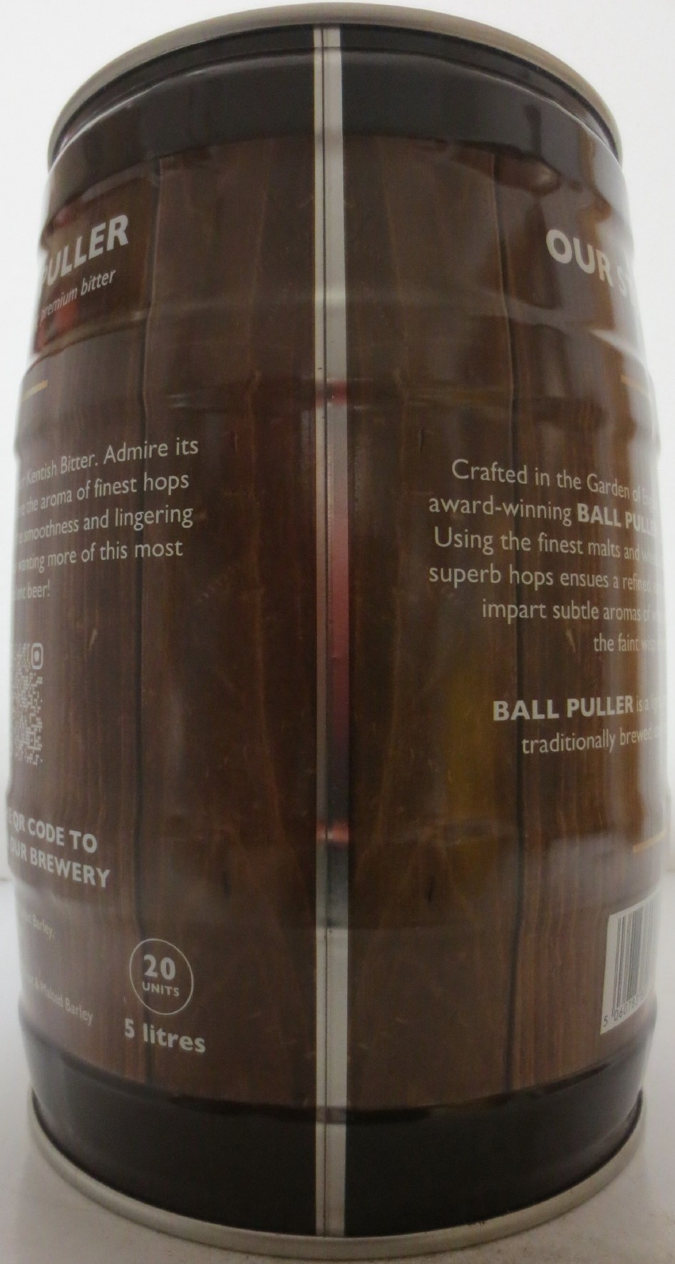 MUSKET BREWERY BALL PULLER KENTISH PREMIER BITTER (5L) Nr.1 