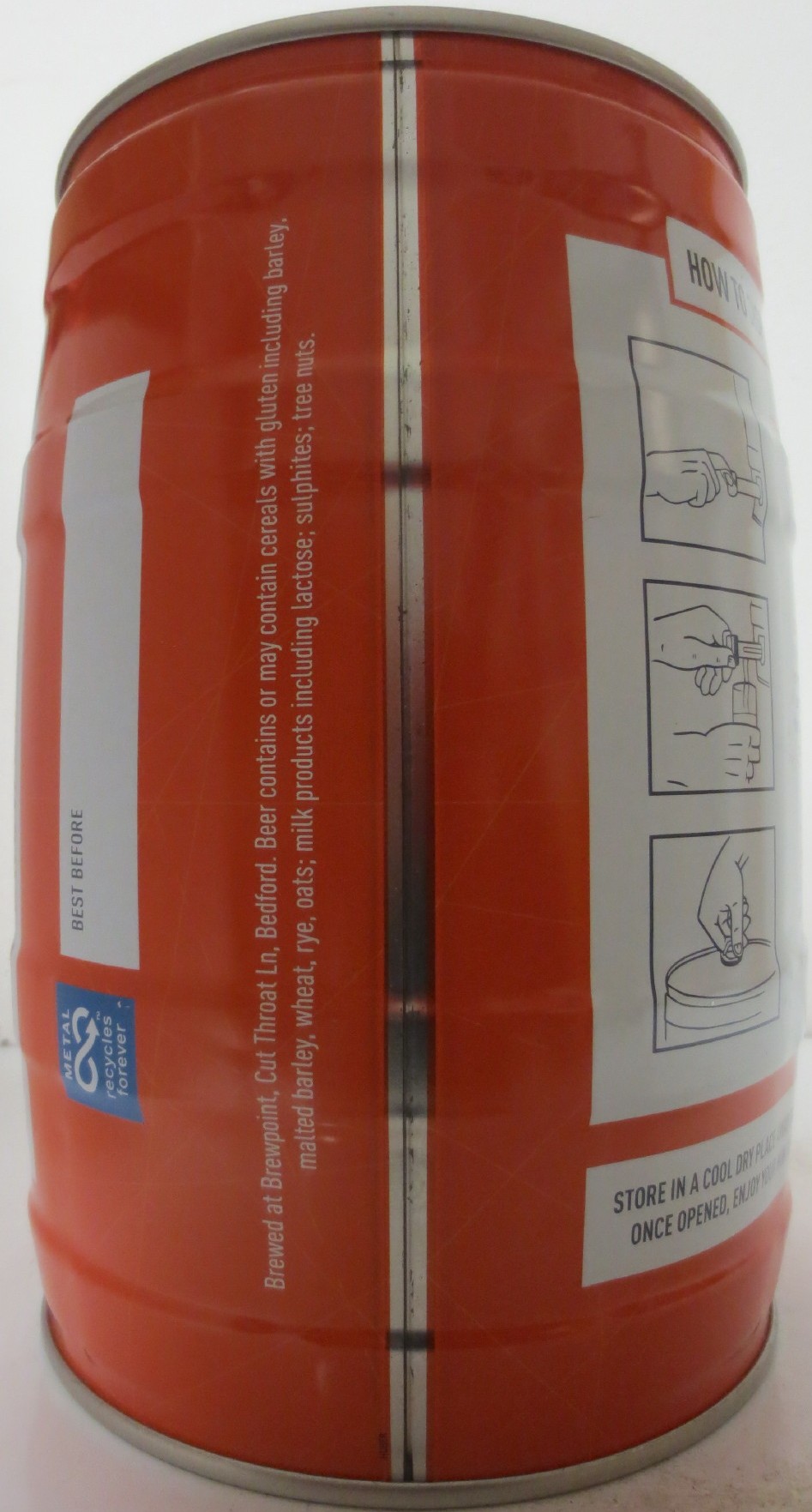 Charlie Wells BEER LEGACY GOLDEN ALE ABV 4.1% SIZE 5L (5L) Nr.1