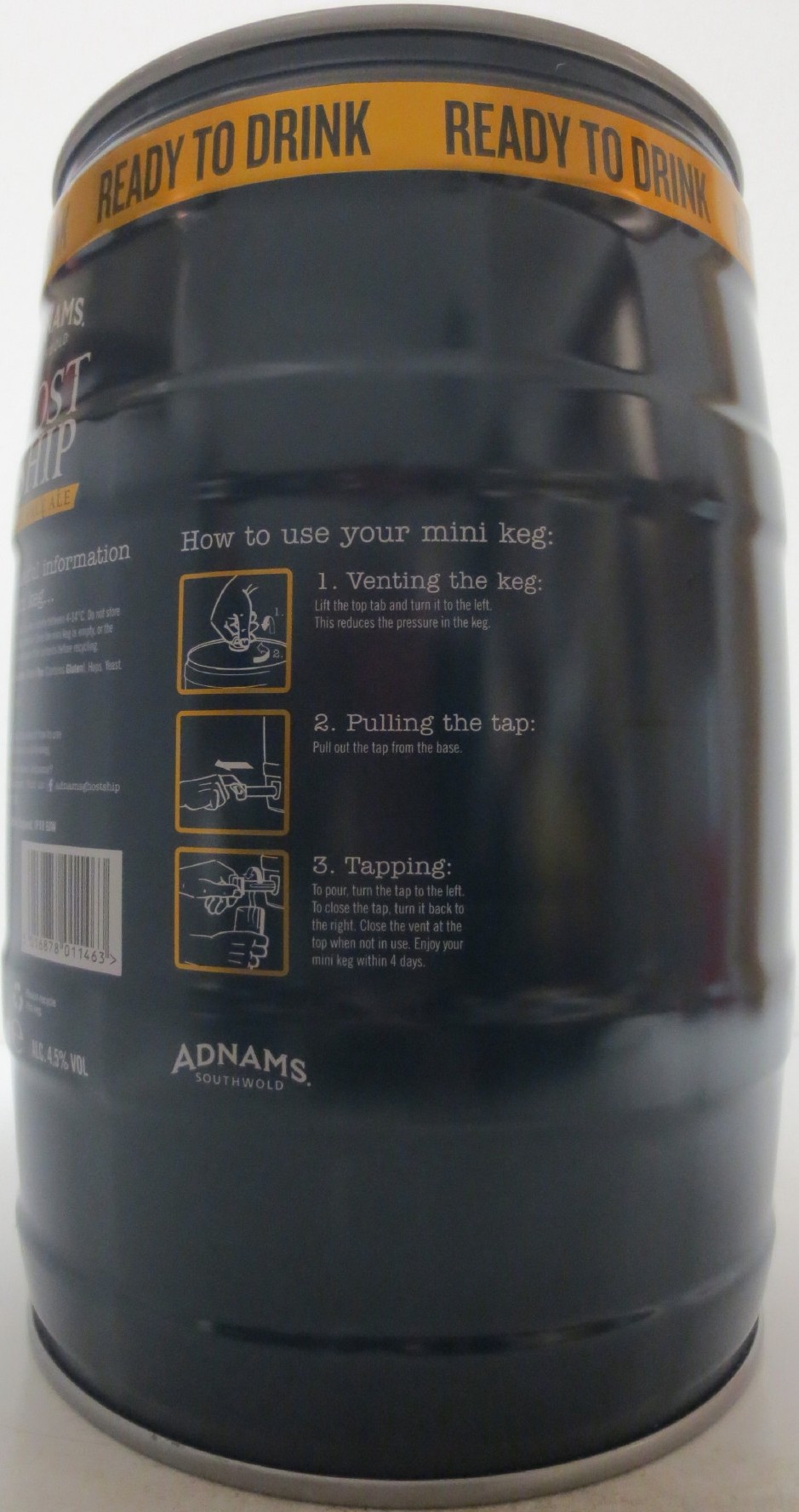 ADNAMS SOUTHWOLD GHOST SHIP A GHOSTLY PALE ALE (5L) Nr.1 