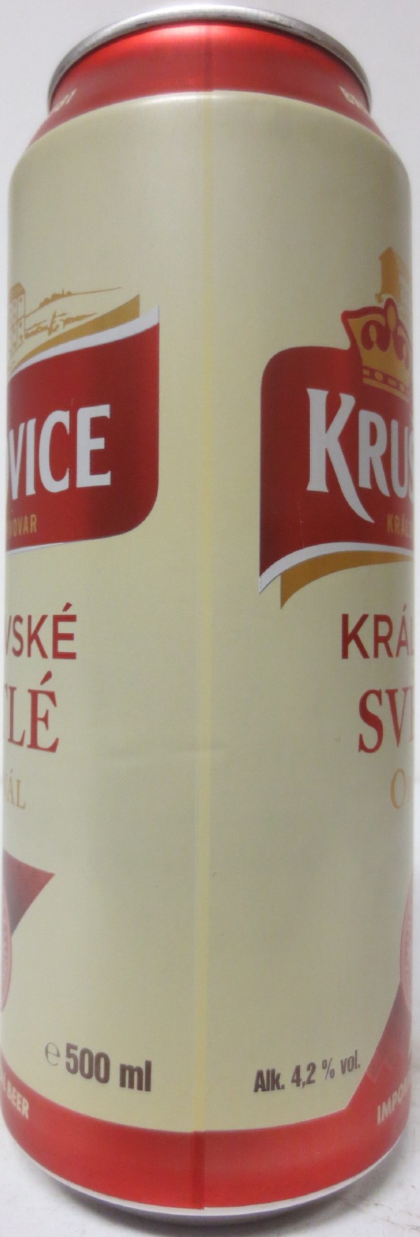 KRUŠOVICE KRÁLOVSKÝ PIVOVAR KRÁLOVSKÉ SVĚTLÉ ORIGINÁL (HU) (50cl) (B/O) č.1