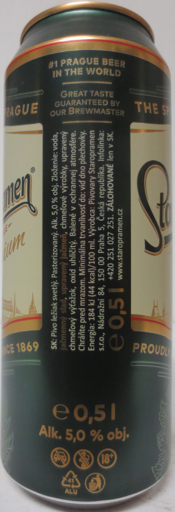 Staropramen EST. IN PRAGUE Premium (SK) (50cl) (B/O) č.3