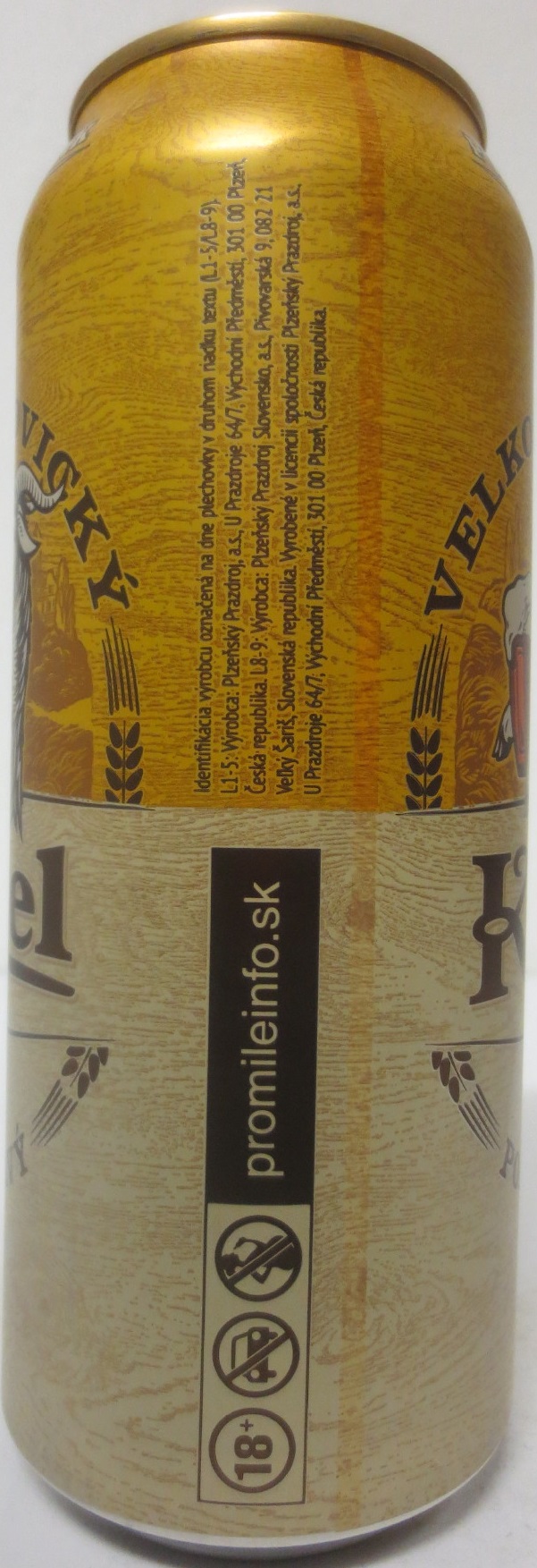 VELKOPOVICKÝ Kozel 1874 POLOTMAVÝ (SK) (50cl) (B/O) č.2