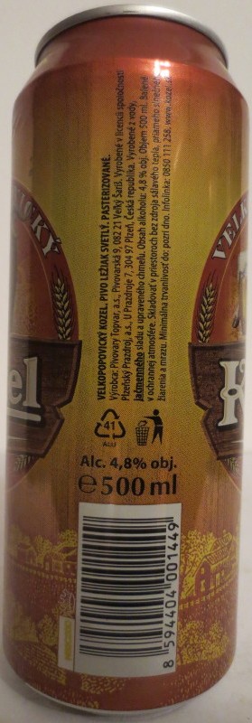 VELKOPOPOVICKÝ Kozel 1874 12% (SK) (50cl) (B/O) č.1