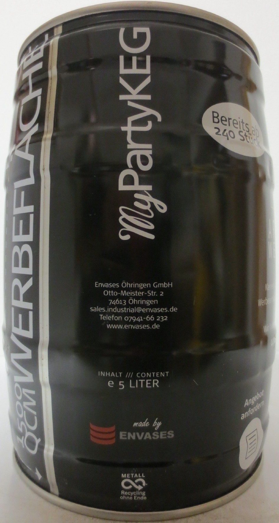 AFFENGEILE WERBEFÄSSER (5L) Nr.4 (černý č.1)  