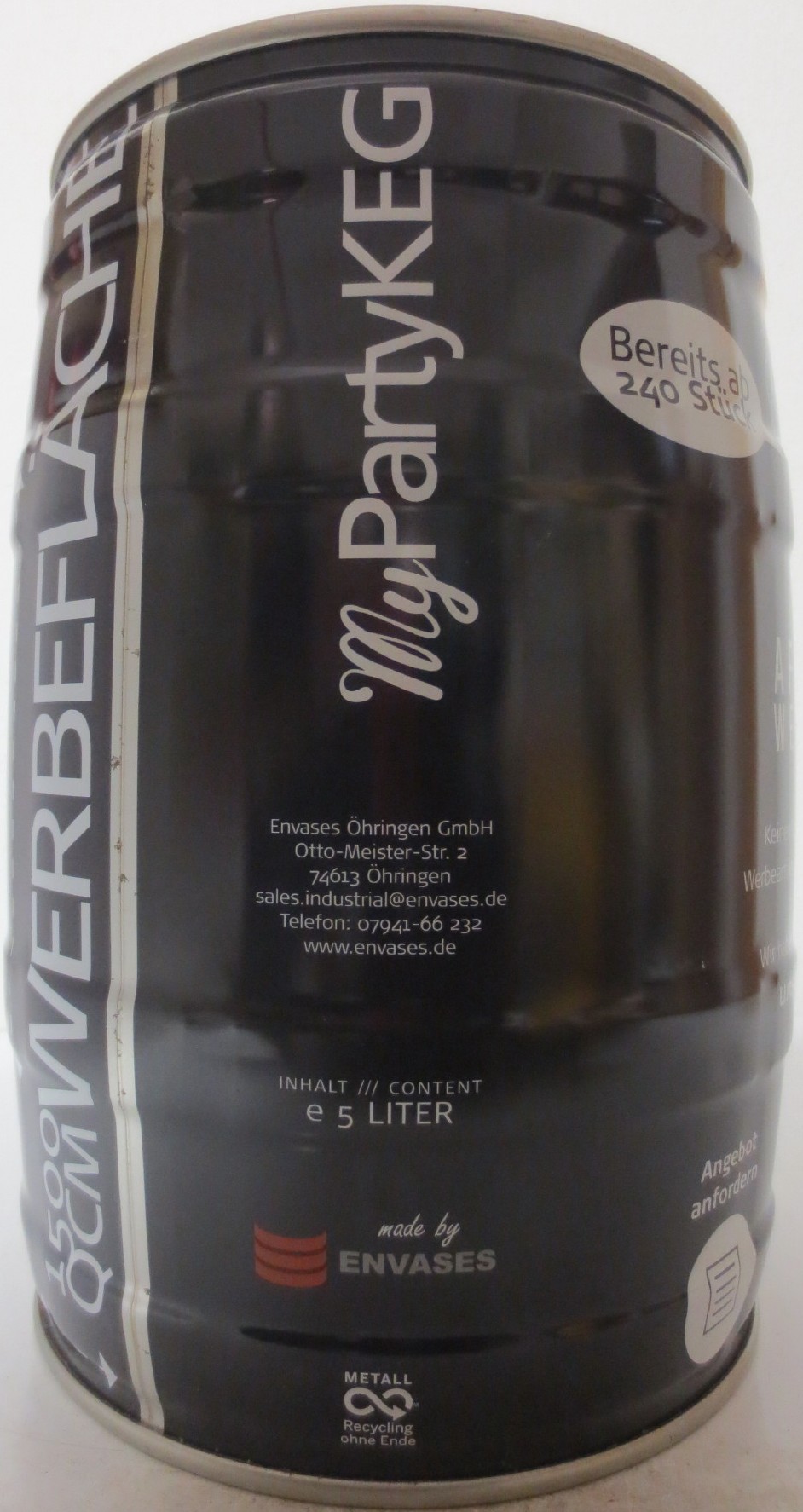 AFFENGEILE WERBEFÄSSER (5L) Nr.5 (černý č.2) 