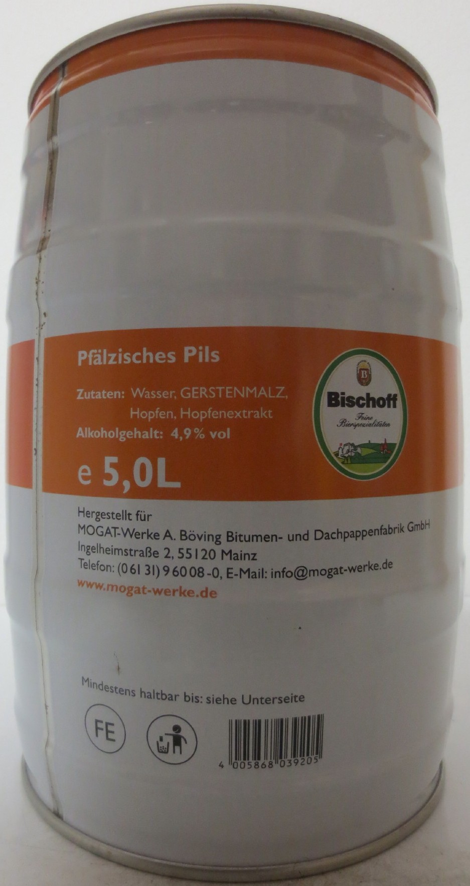 Bischoff MOGAT Kehlen-Anstrich (5L) Nr.1 