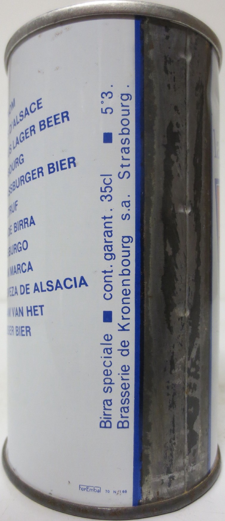 Kronenbourg lager beer BIERE HATT (35cl) (T/O) (SS) Nr.1 