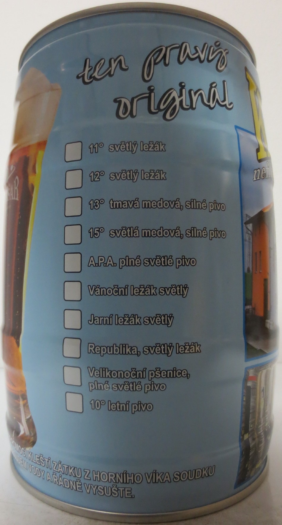 SENTICKÝ KVASAR nefiltrované pivo od Jelínka (5L) č.3 