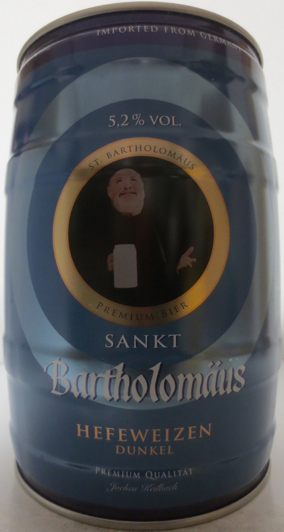SANKT Bartholomäus HEFEWEIZEN DUNKEL (5L) Nr.1 