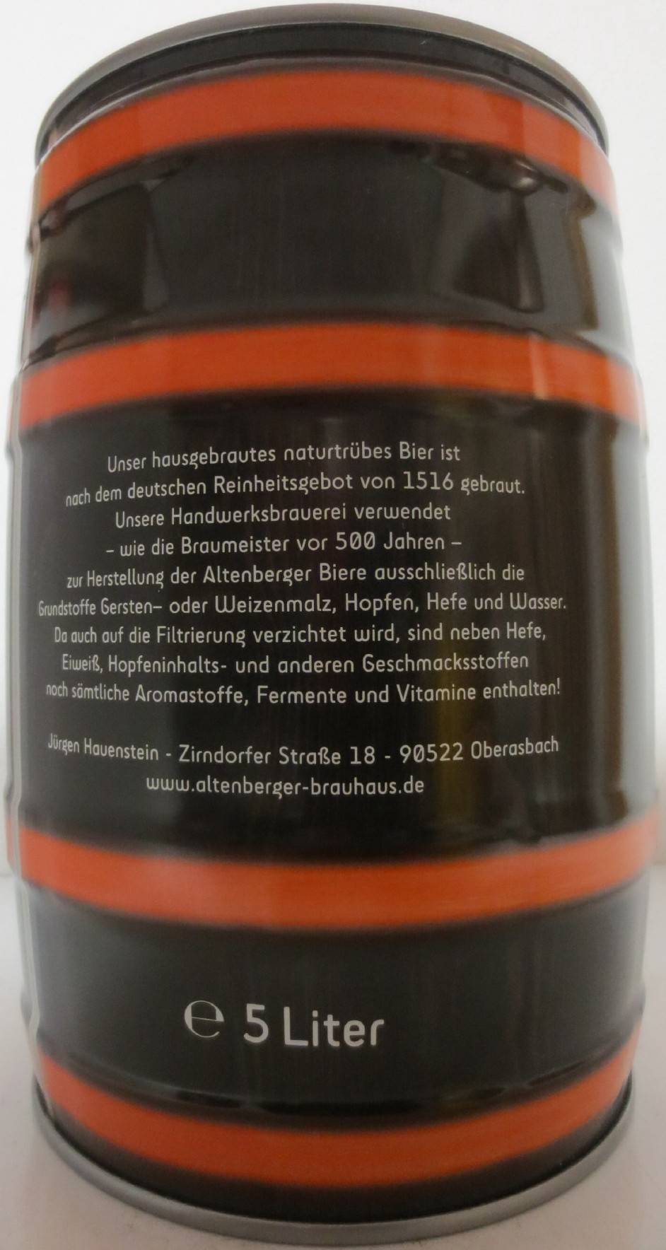 1. ALTENBERGER BRAUHAUS FRÄNKISCHE HANDWERKSBRAUEREI (5L) Nr.1 