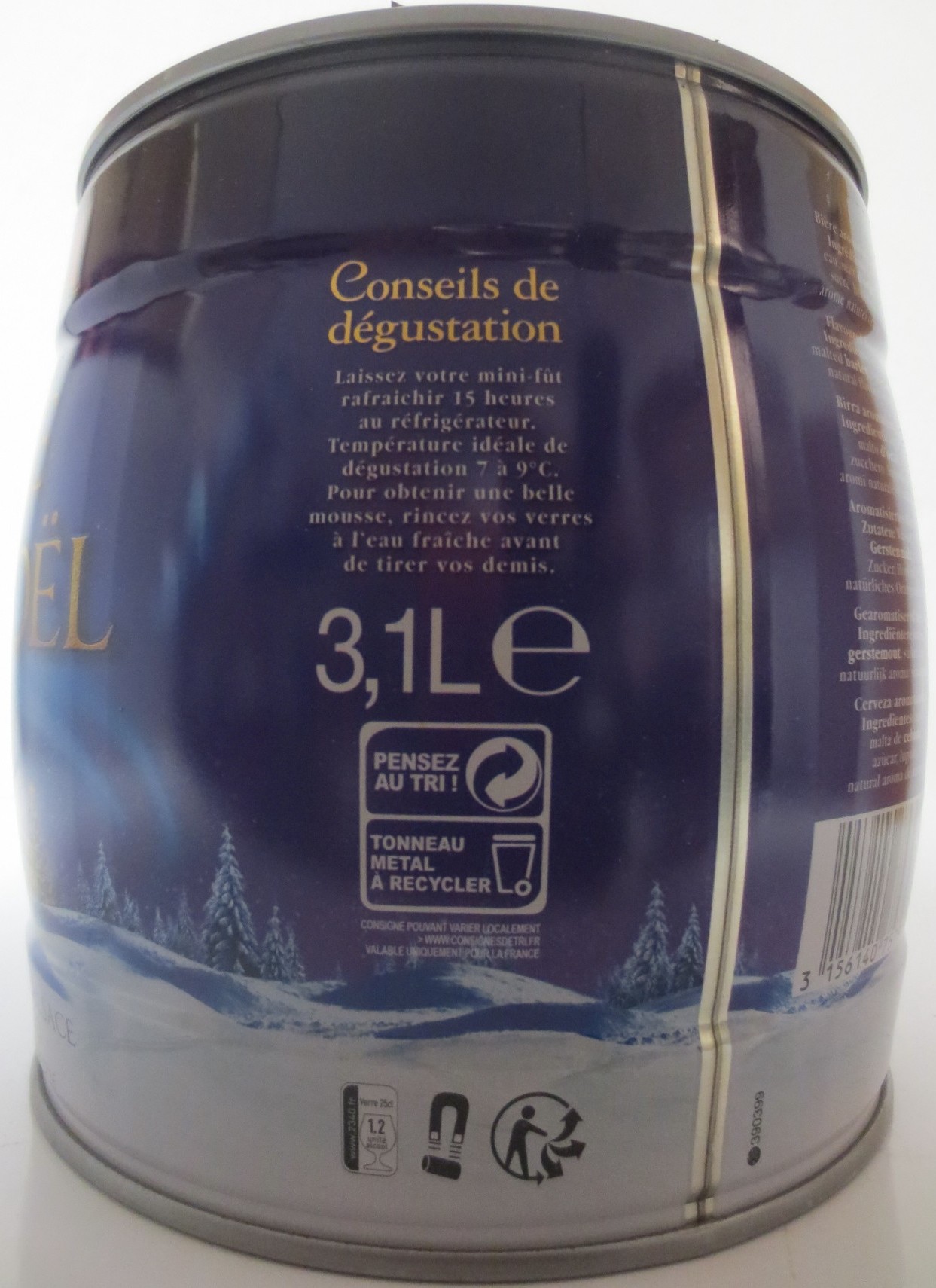 METEOR BIÉRE DE NÖEL (3,1L) Nr.1